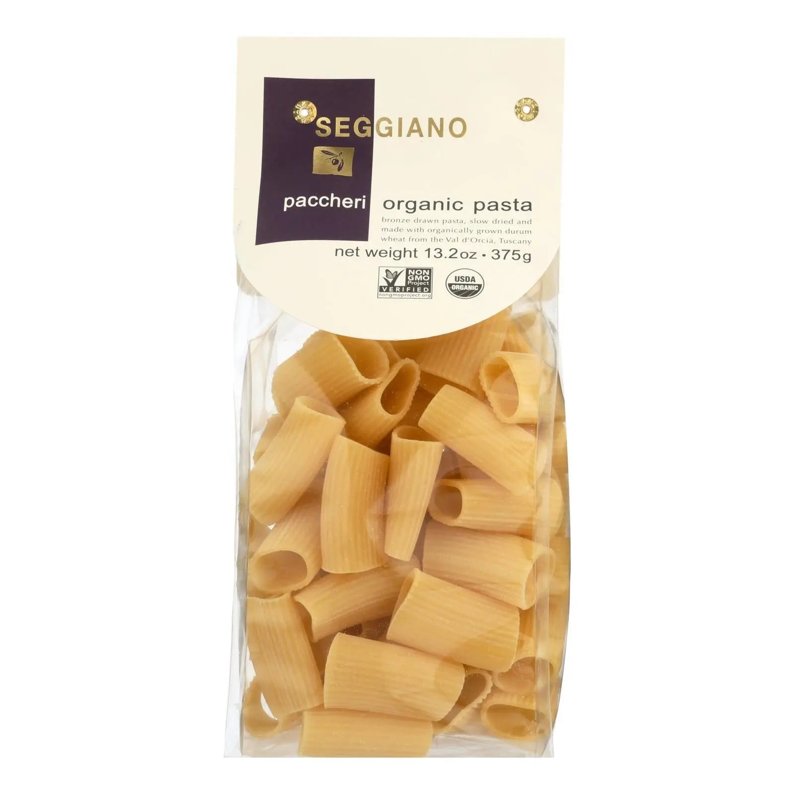 Seggiano - Pasta Organic Paccheri - Case Of 6 - 13.2 Ounces Seggiano