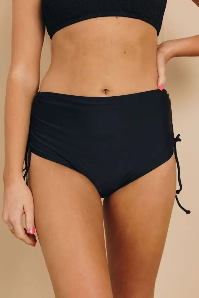 Self Care Drawstring Swim Bottoms Stay Warm in Style