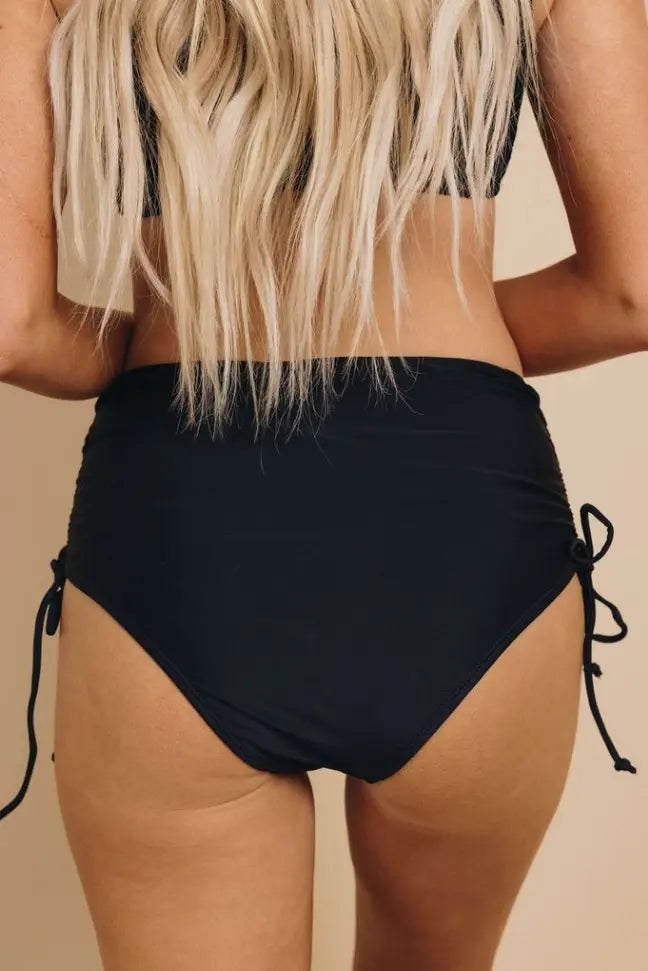 Self Care Drawstring Swim Bottoms Stay Warm in Style