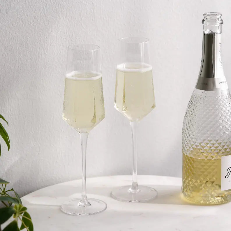 Seneca Stemmed Champagne Flute by Viski True Brands
