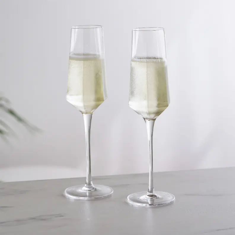 Seneca Stemmed Champagne Flute by Viski True Brands