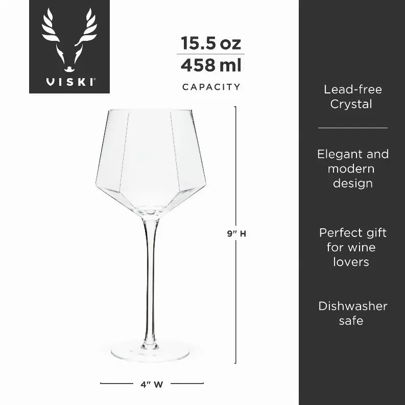 Seneca Wine Glass by Viski True Brands