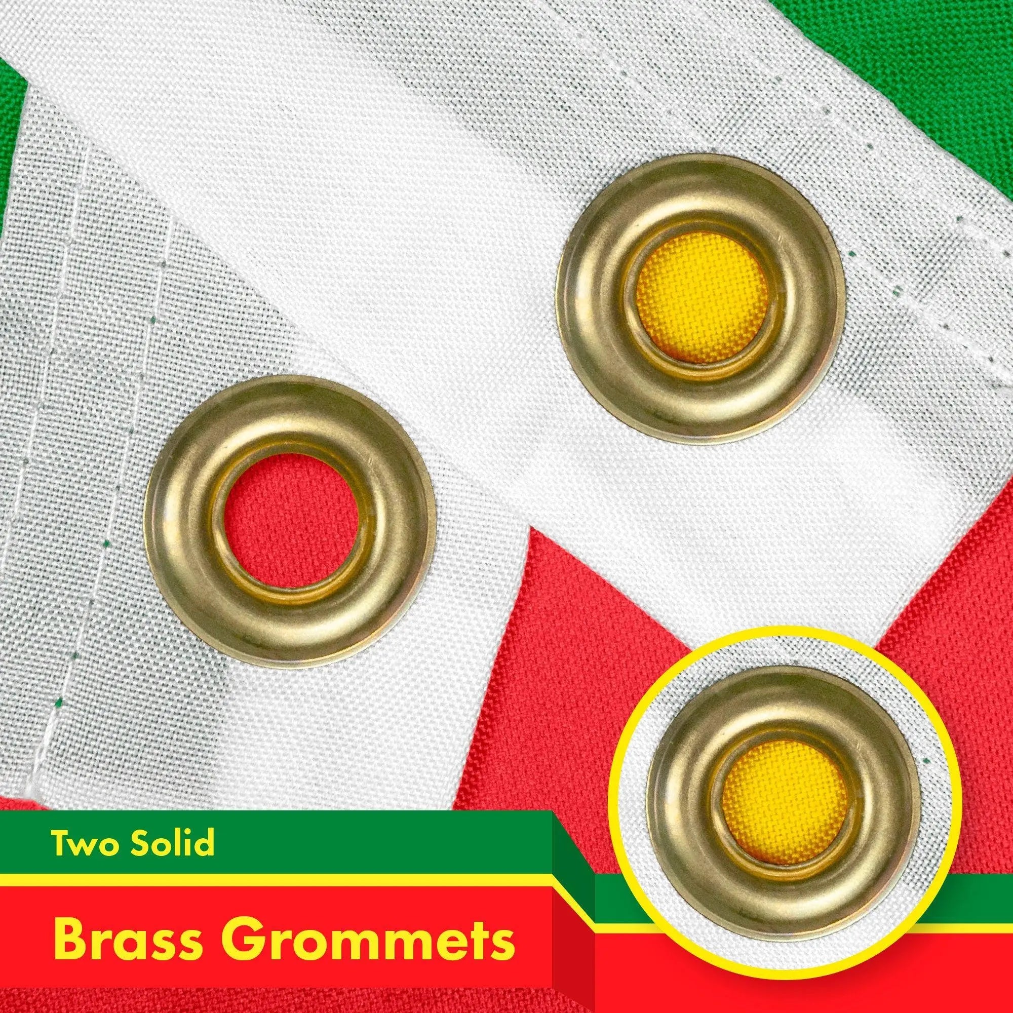 Senegal Senegalese Flag 3x5 Ft 2-Pack 150D Printed Polyester By G128 G128