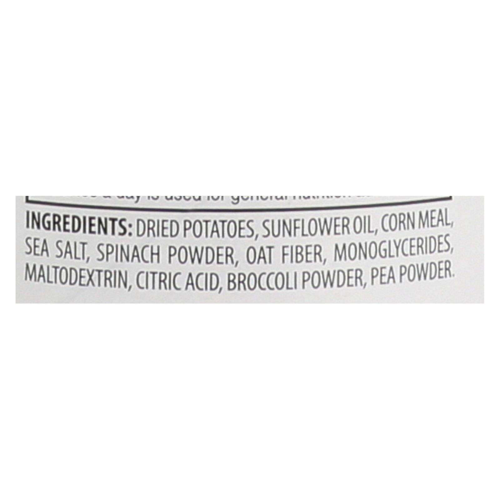Sensible Portions Sea Salt Garden Veggie Chips In A Canister  - Case Of 12 - 5 Oz Sensible Portions
