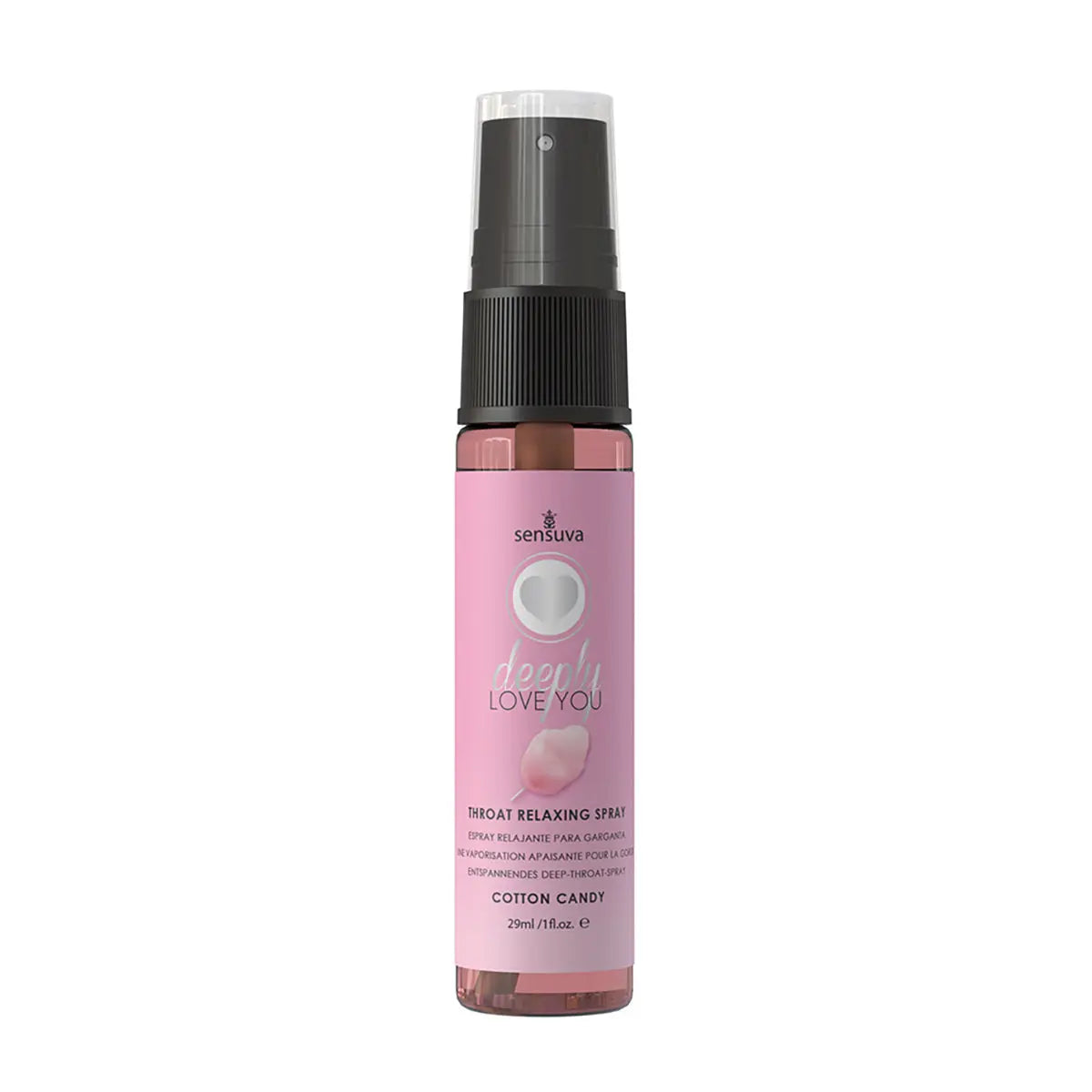 Sensuva Deeply Love You Throat Relaxing Spray Cotton Candy 1 oz. Sensuva
