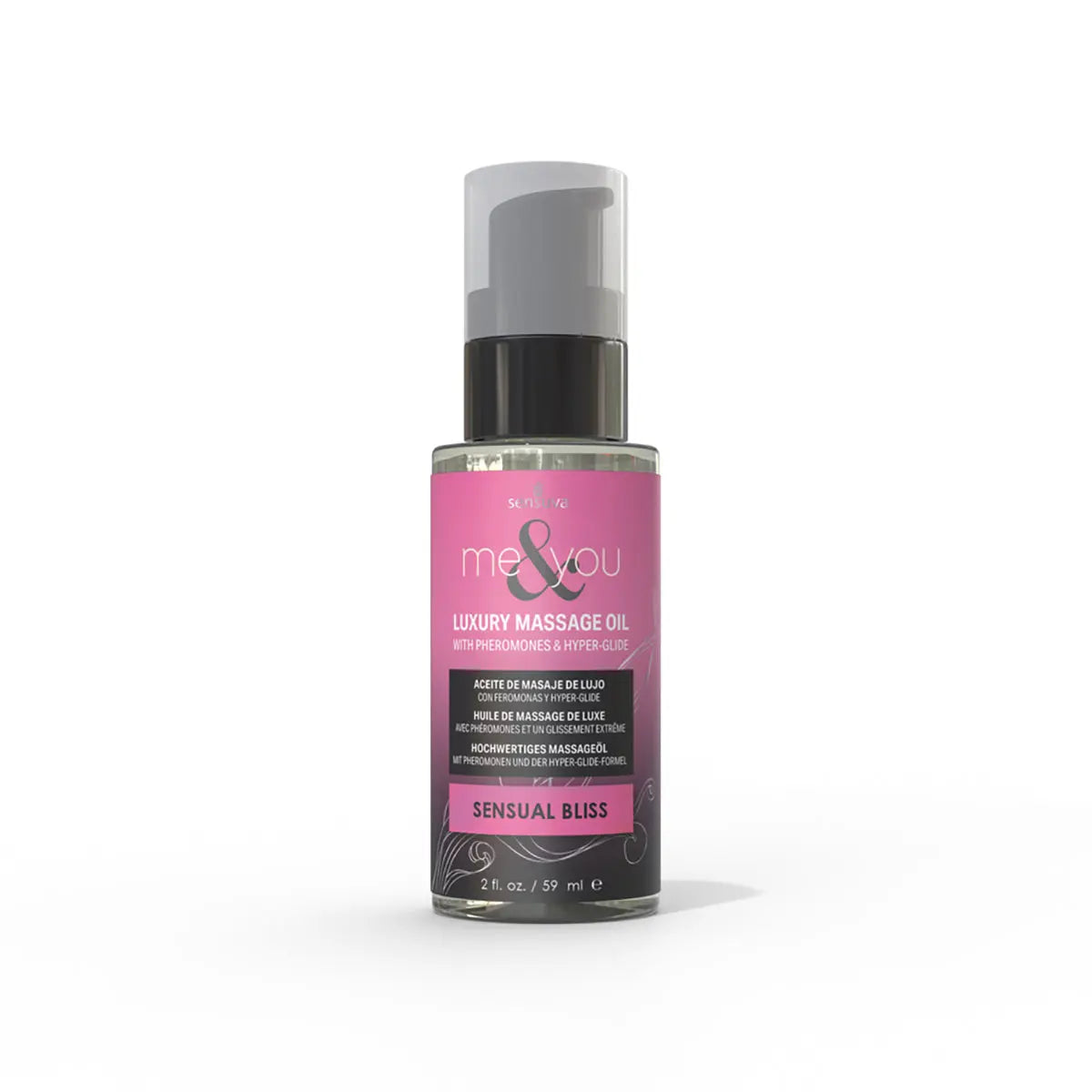 Sensuva Me & You Pheromone-Infused Luxury Massage Oil Sensual Bliss 2 oz. Sensuva
