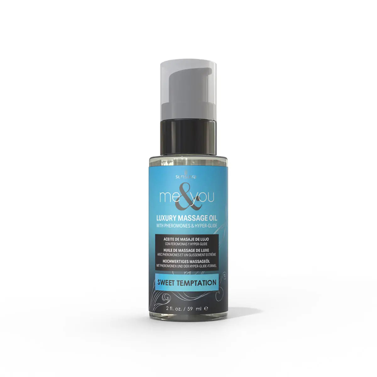 Sensuva Me & You Pheromone-Infused Luxury Massage Oil Sweet Temptation 2 oz. - GreatEagleInc