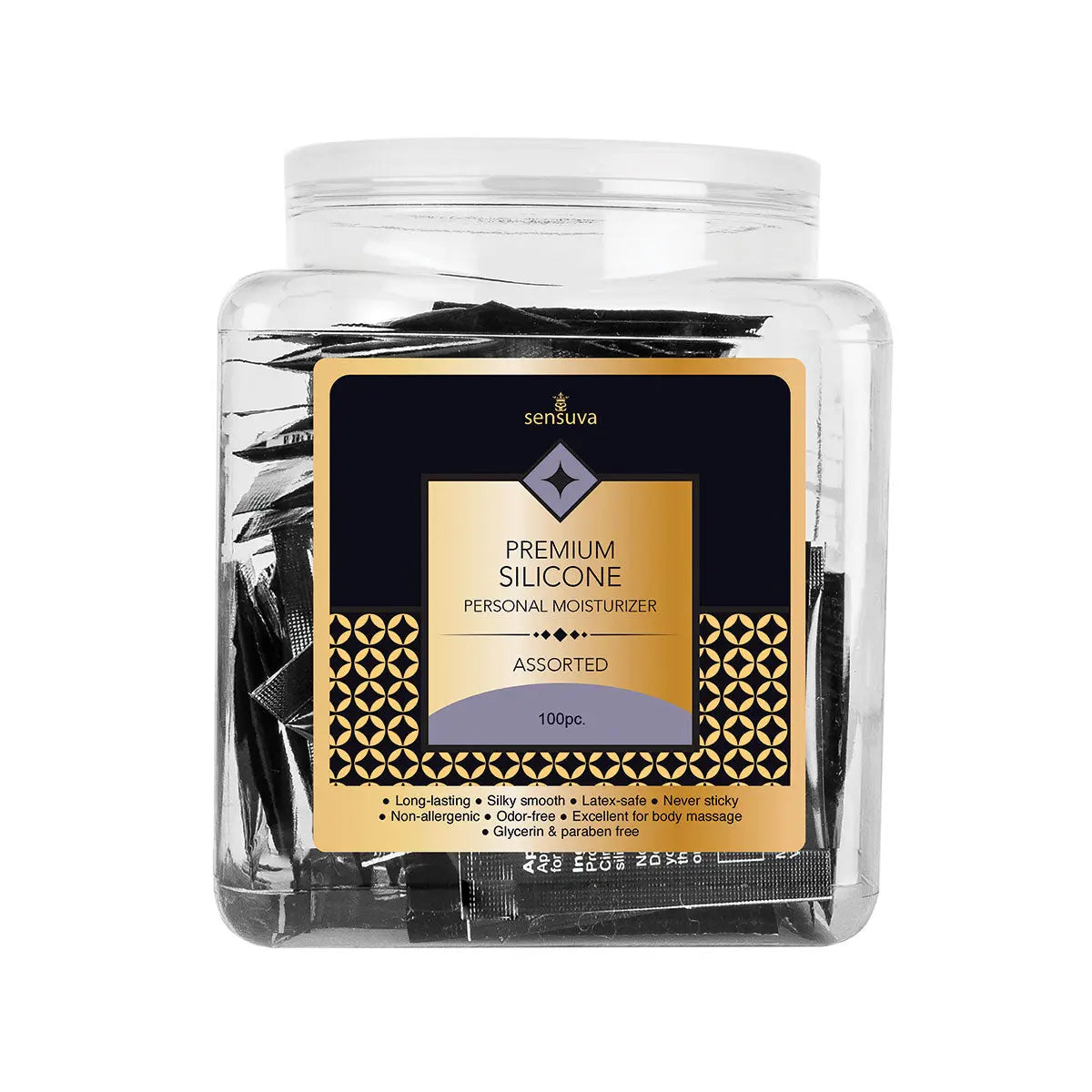 Sensuva Premium Silicone Personal Moisturizer 100pc Sensuva