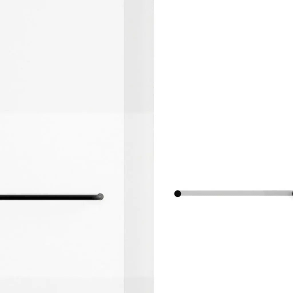 Set Of Two Aluminum and Tempered Glass Shower Doors Homeroots Bed & Bath