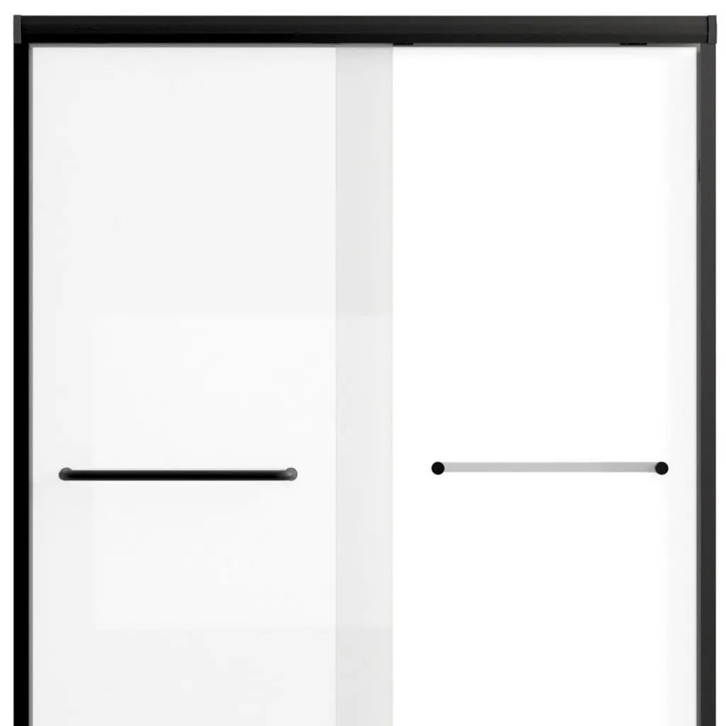 Set Of Two Aluminum and Tempered Glass Shower Doors Homeroots Bed & Bath