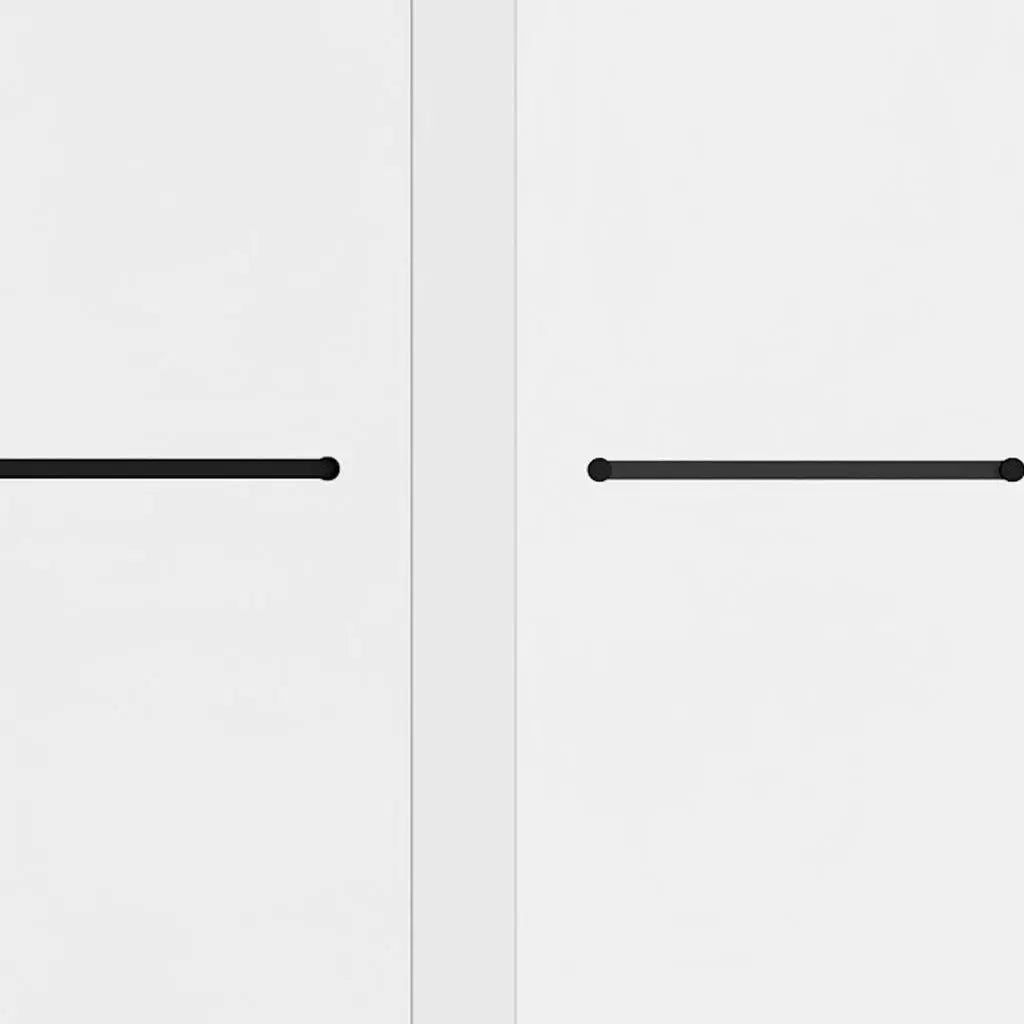 Set Of Two Aluminum and Tempered Glass Shower Doors Homeroots Bed & Bath