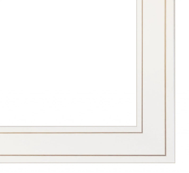 Set Of Two Crisp and New Fallen Snow 1 White Framed Print Wall Art - GreatEagleInc