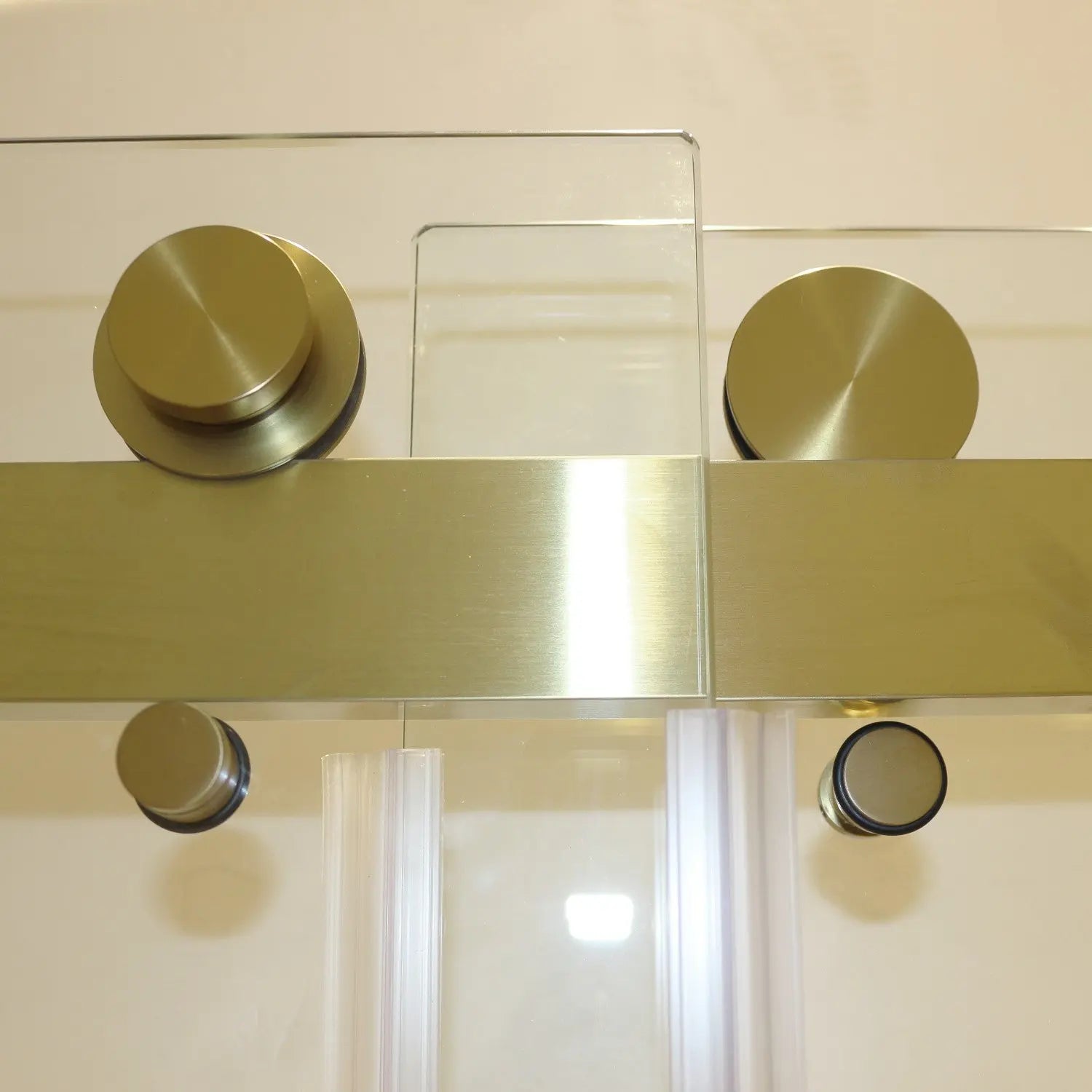 Set Of Two Tempered Glass Shower Doors Homeroots Bed & Bath
