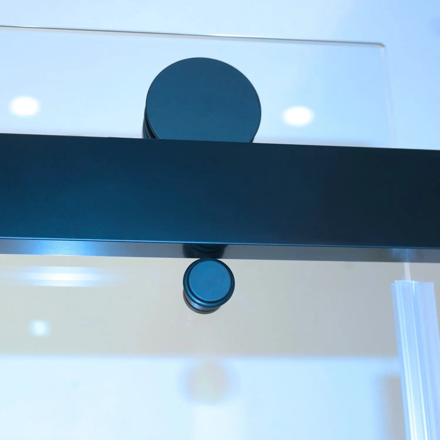 Set Of Two Tempered Glass Shower Doors Homeroots Bed & Bath