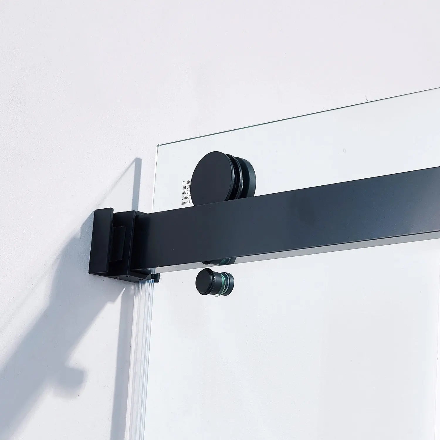 Set Of Two Tempered Glass Shower Doors Homeroots Bed & Bath
