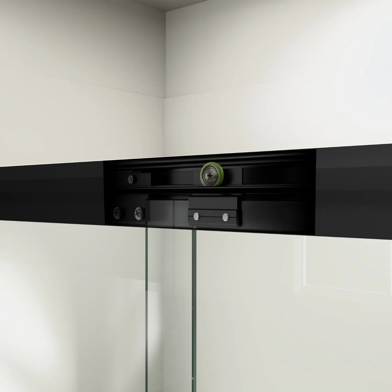 Set Of Two Tempered Glass Shower Doors Homeroots Kitchen & Dining