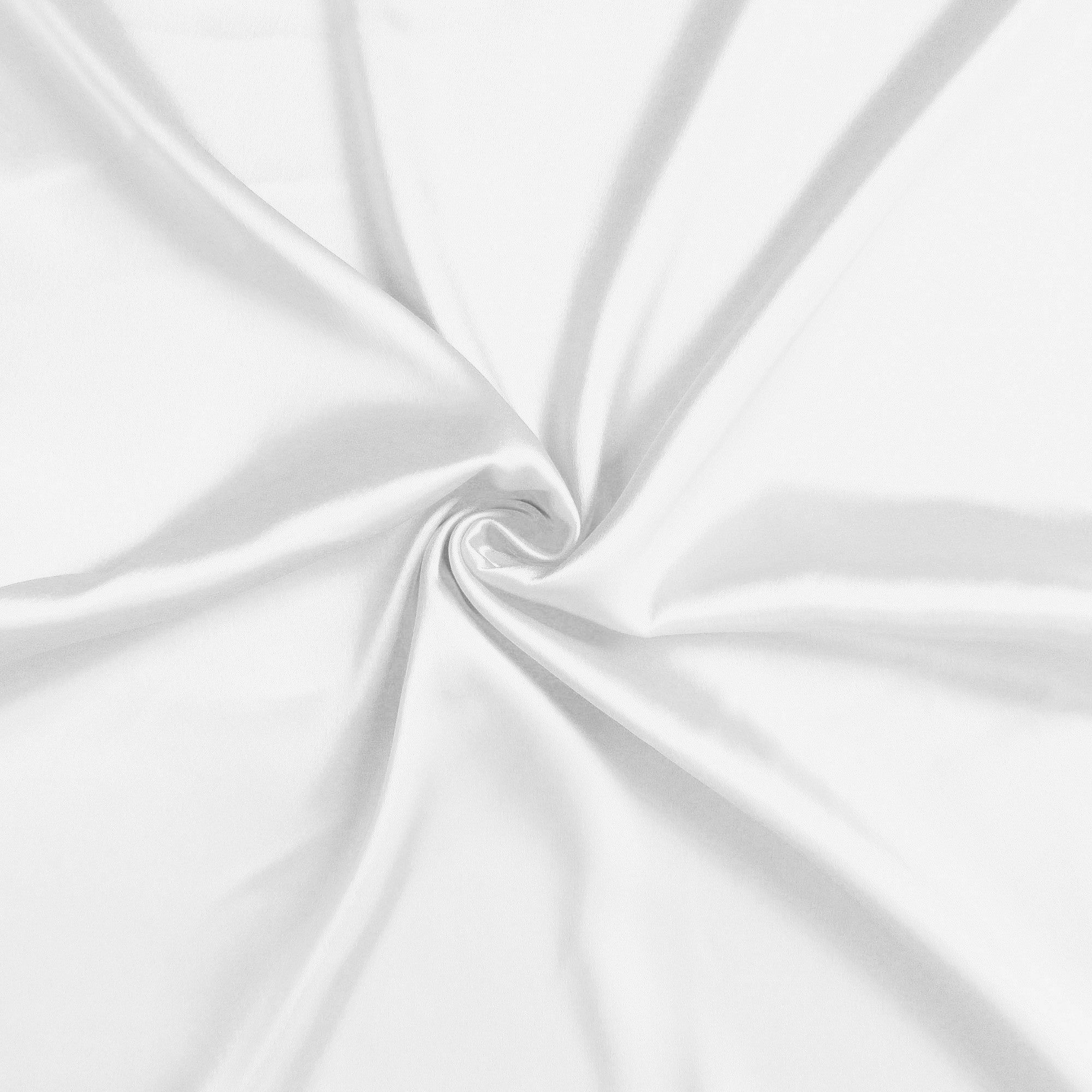 Set Of Two White Silky Satin Standard Pillowcases Homeroots Bed & Bath