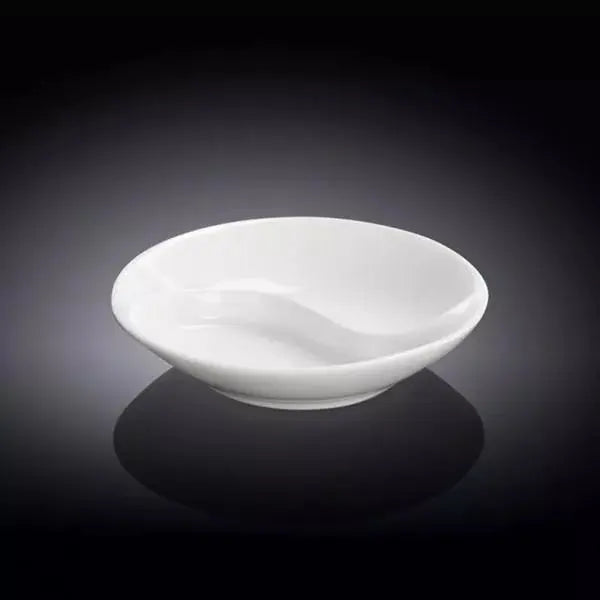 [ Set of 12 ] DIVIDED SOY DISH 3.5" | 9 CM Wilmax