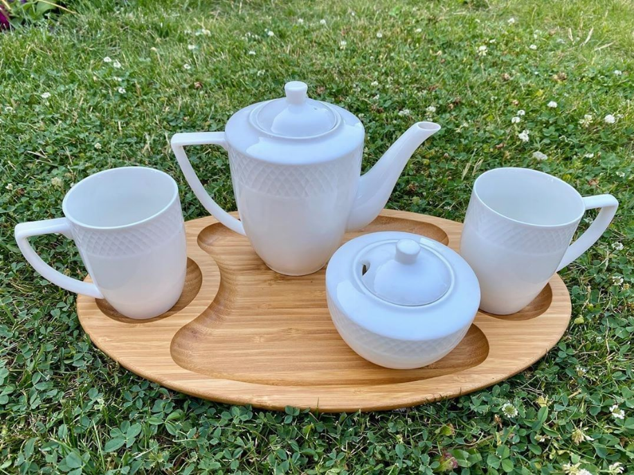 [ Set of 3 ] 3 SECTION PLATTER 18" X 10" | 45.5 CM X 25 CM Wilmax
