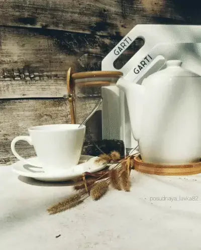 [ Set of 6 ] 6 FL OZ | 180 ML TEA CUP & SAUCER Wilmax
