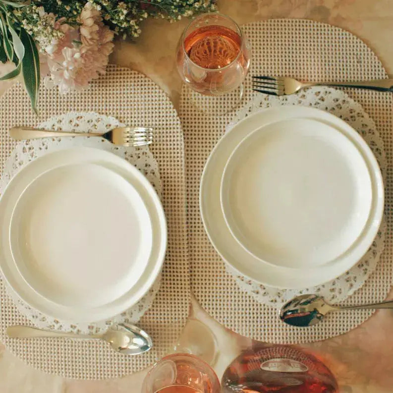 [ Set of 6 ] ROLLED RIM DINNER PLATE 10" | 25.5 CM Wilmax