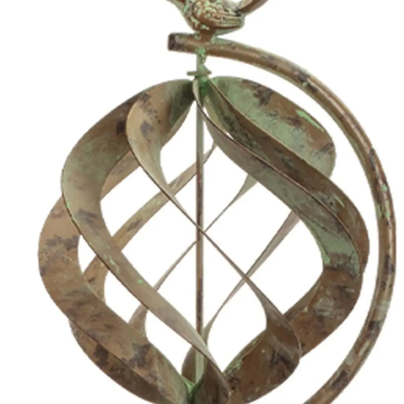 Set of Four Copper Iron Birds Garden Stake Homeroots Outdoor