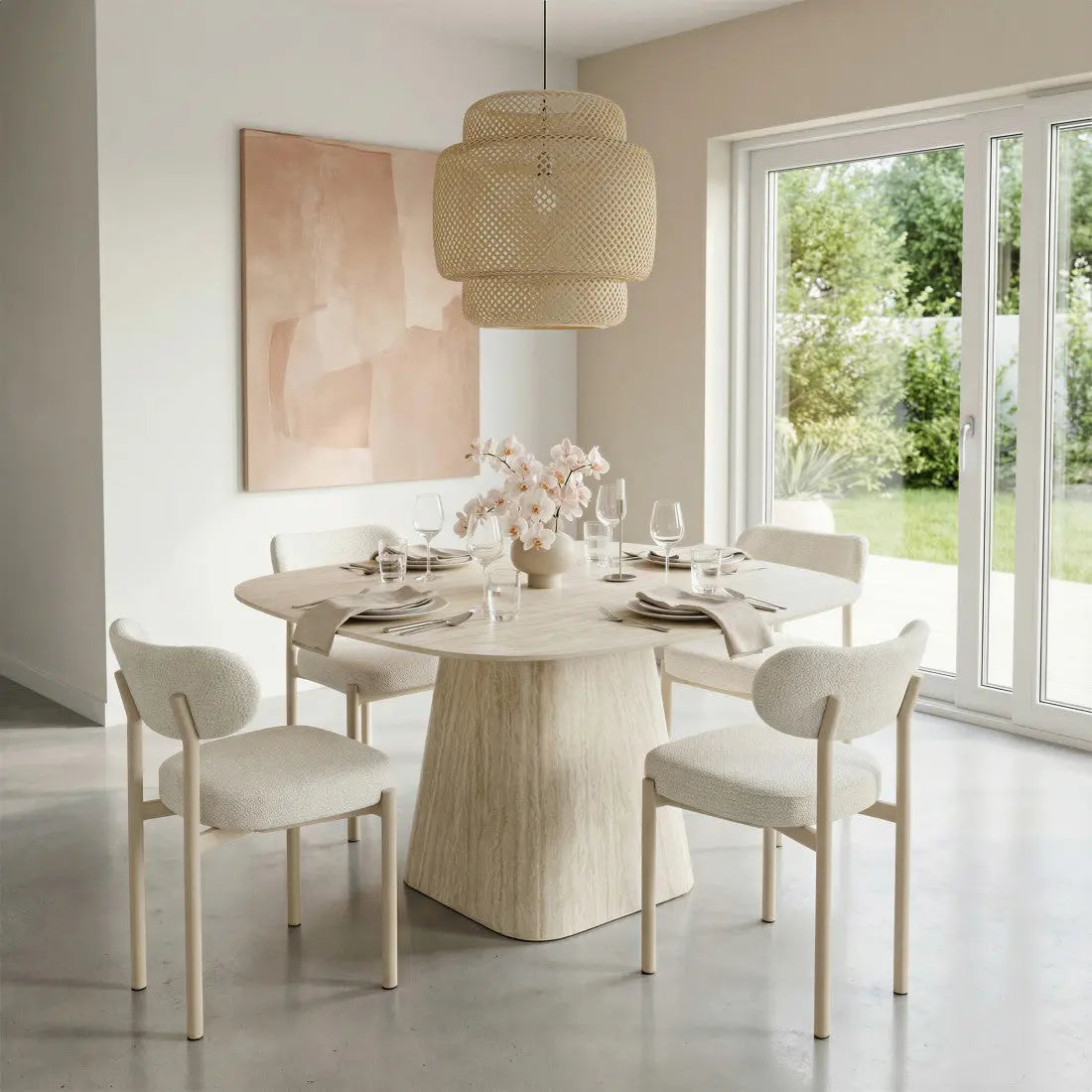 Set of Four Gray and Taupe Upholstery Open Back Dining Side Chairs Homeroots Kitchen & Dining