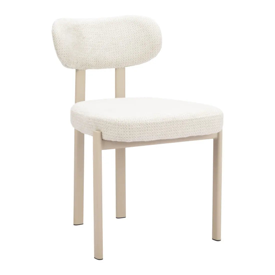 Set of Four Gray and Taupe Upholstery Open Back Dining Side Chairs Homeroots Kitchen & Dining
