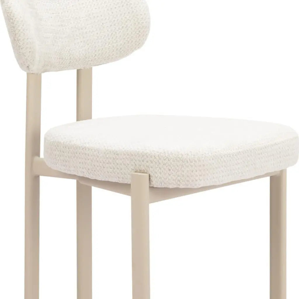 Set of Four Gray and Taupe Upholstery Open Back Dining Side Chairs Homeroots Kitchen & Dining