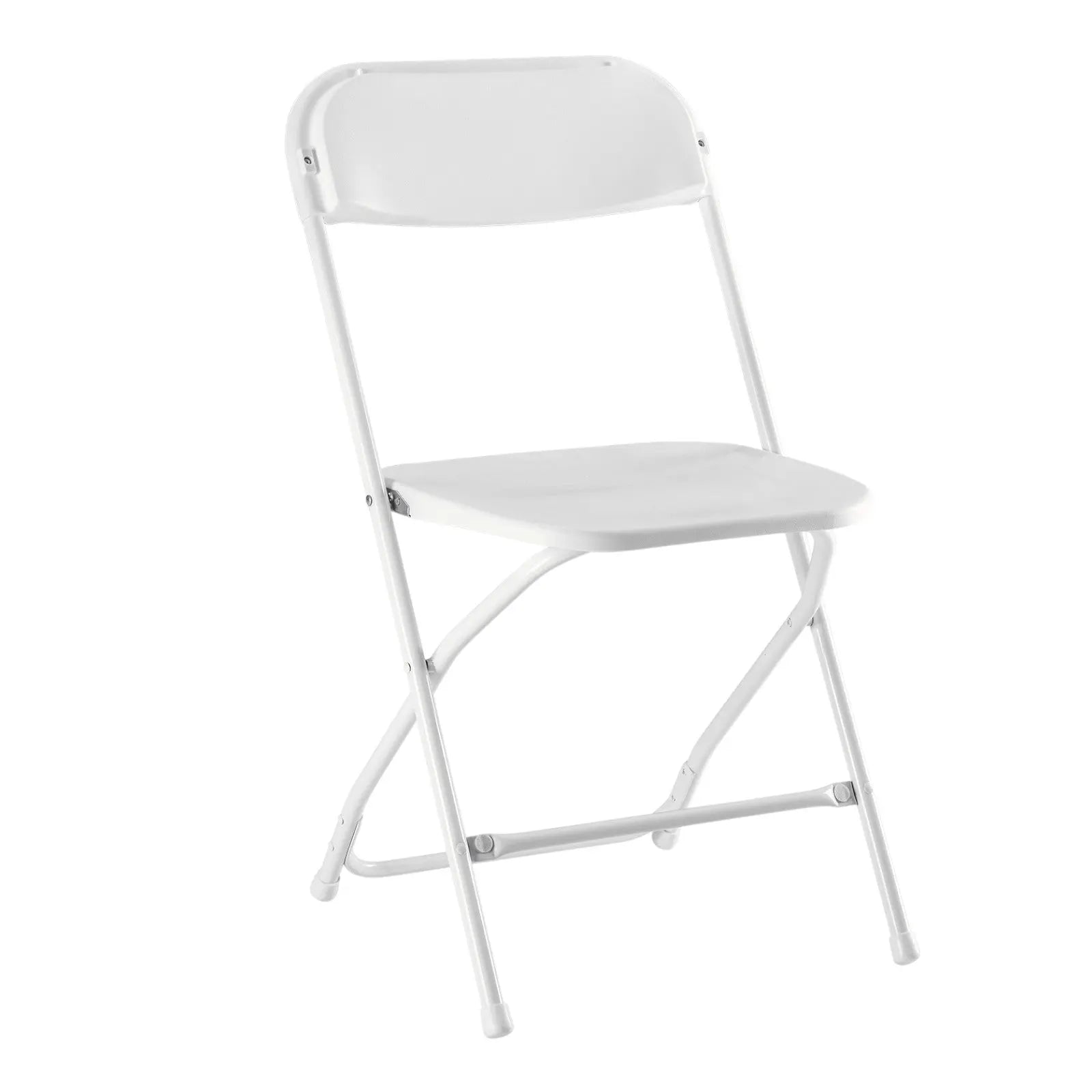 Set of Six White Metal Outdoor Folding Stacking Dining Chairs Homeroots Outdoor