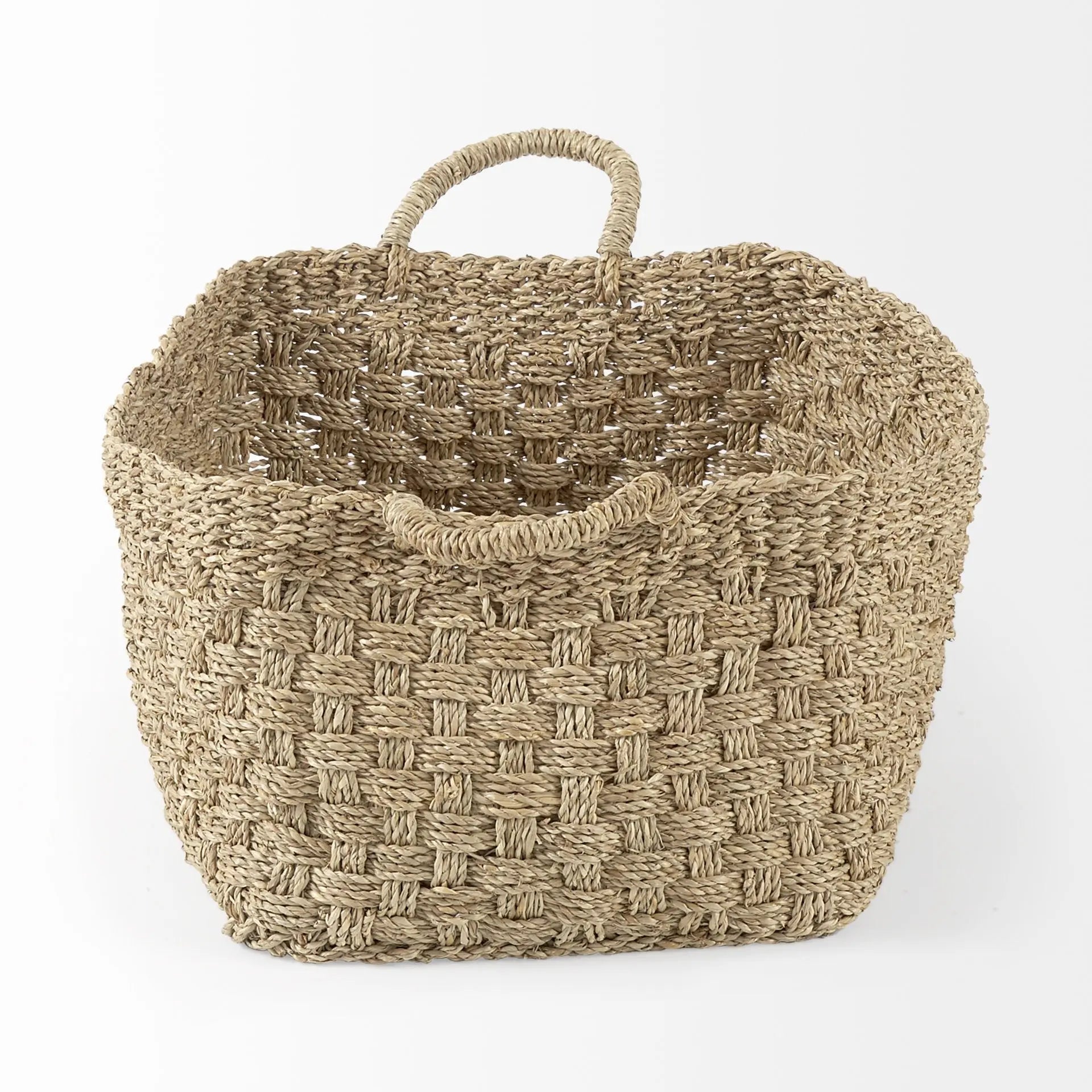 Set of Three Natural Wicker Basket - GreatEagleInc