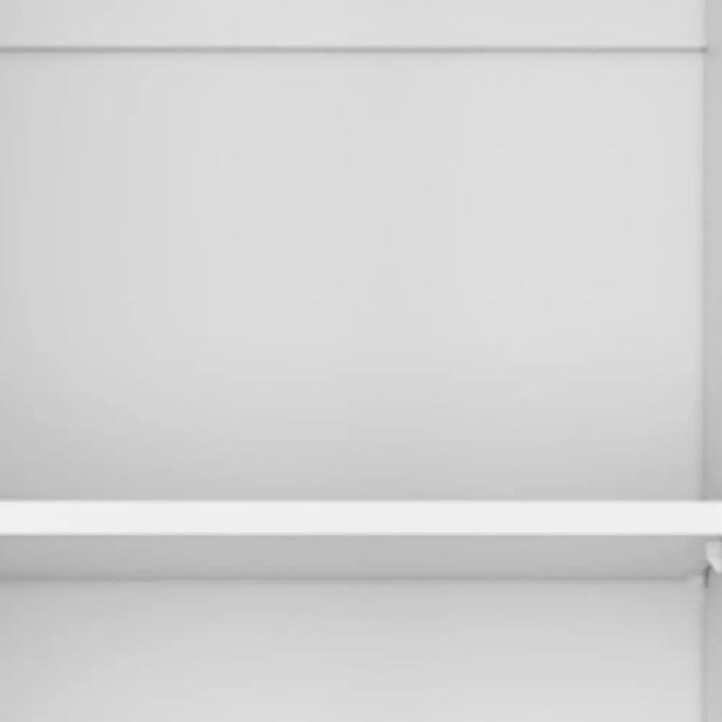 Set of Three White Wood Five Tier Modular Bookcase with Four Doors Homeroots Office