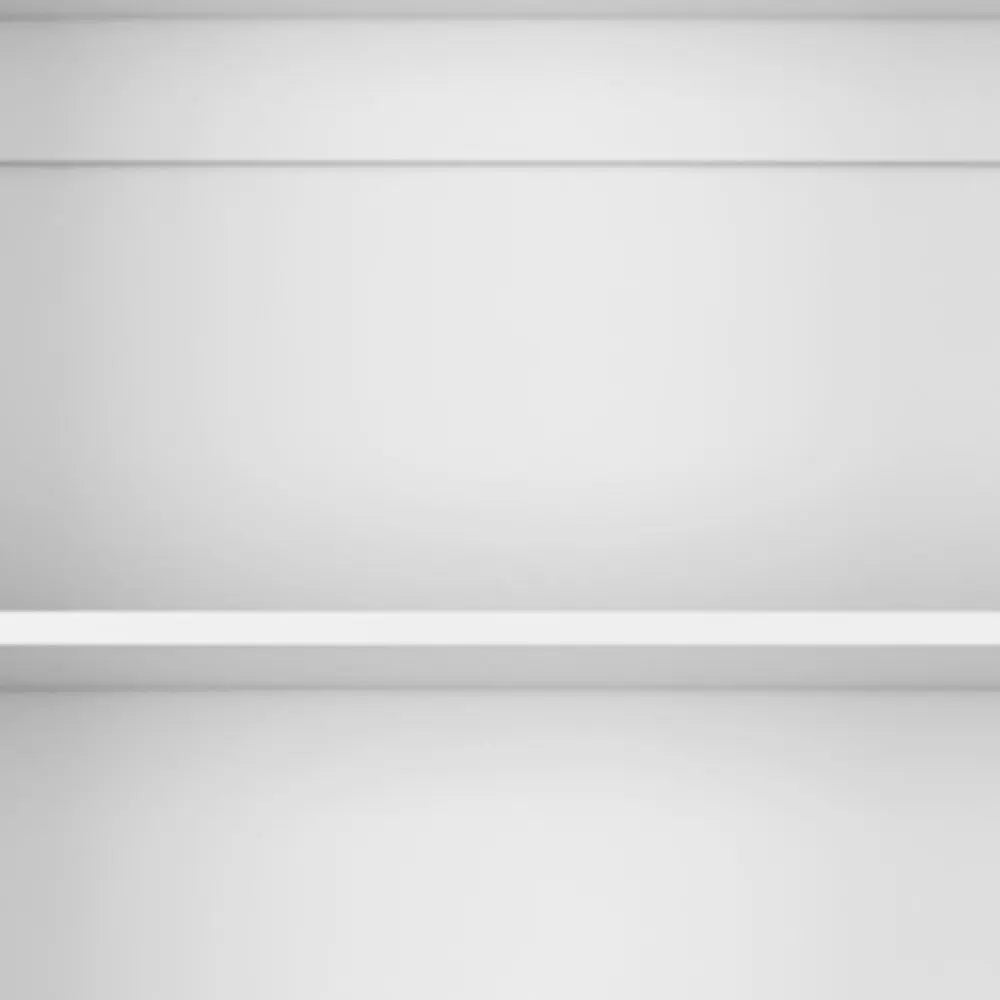 Set of Three White Wood Five Tier Modular Bookcase with Two Doors Homeroots Office