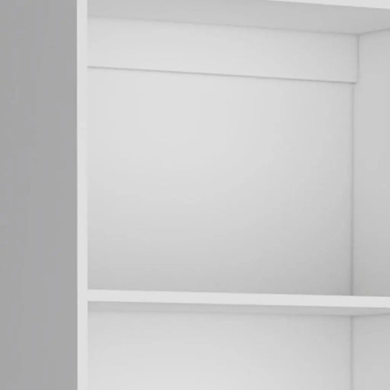 Set of Three White Wood Thirteen Tier Modular Bookcase Homeroots Office