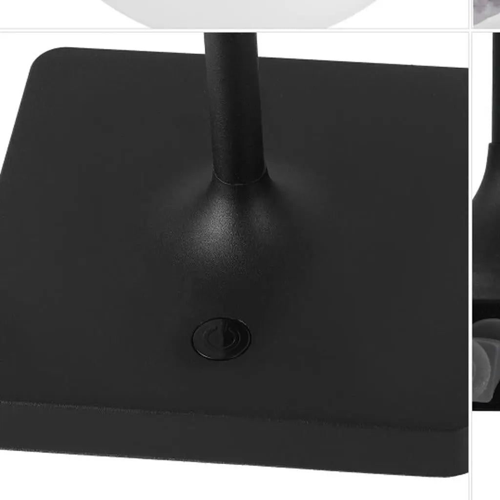 Set of Two 18" Black USB Table Lamps Homeroots Lighting