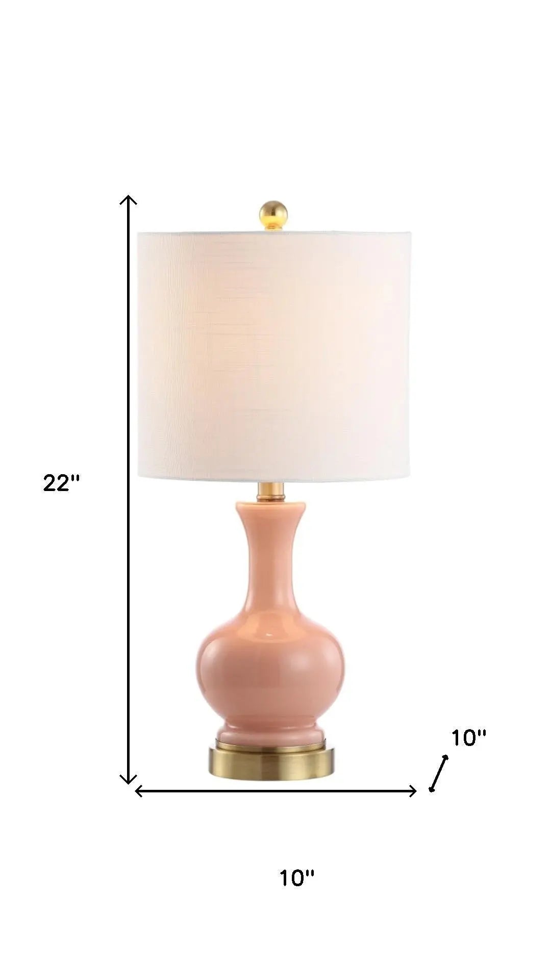 Set of Two 22" Gold Novelty Table Lamps With Drum Shades Homeroots Lighting