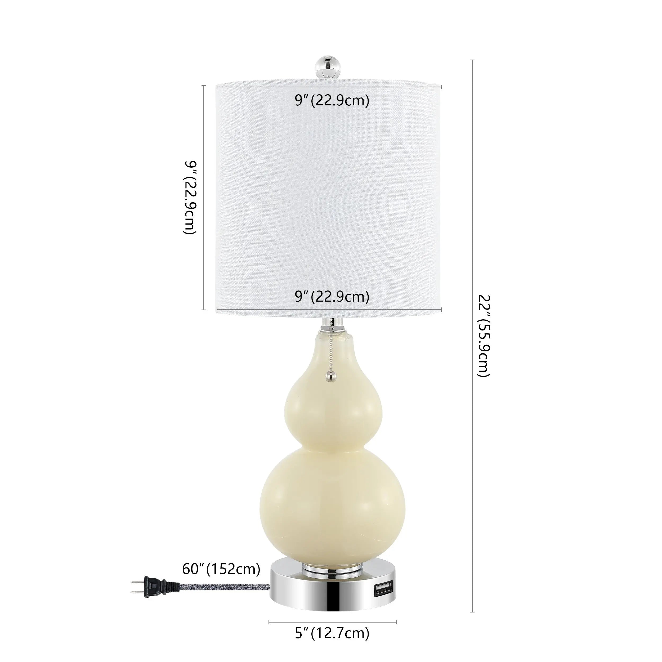 Set of Two 22" Silver Gourd Table Lamps With Drum Shades Homeroots Lighting