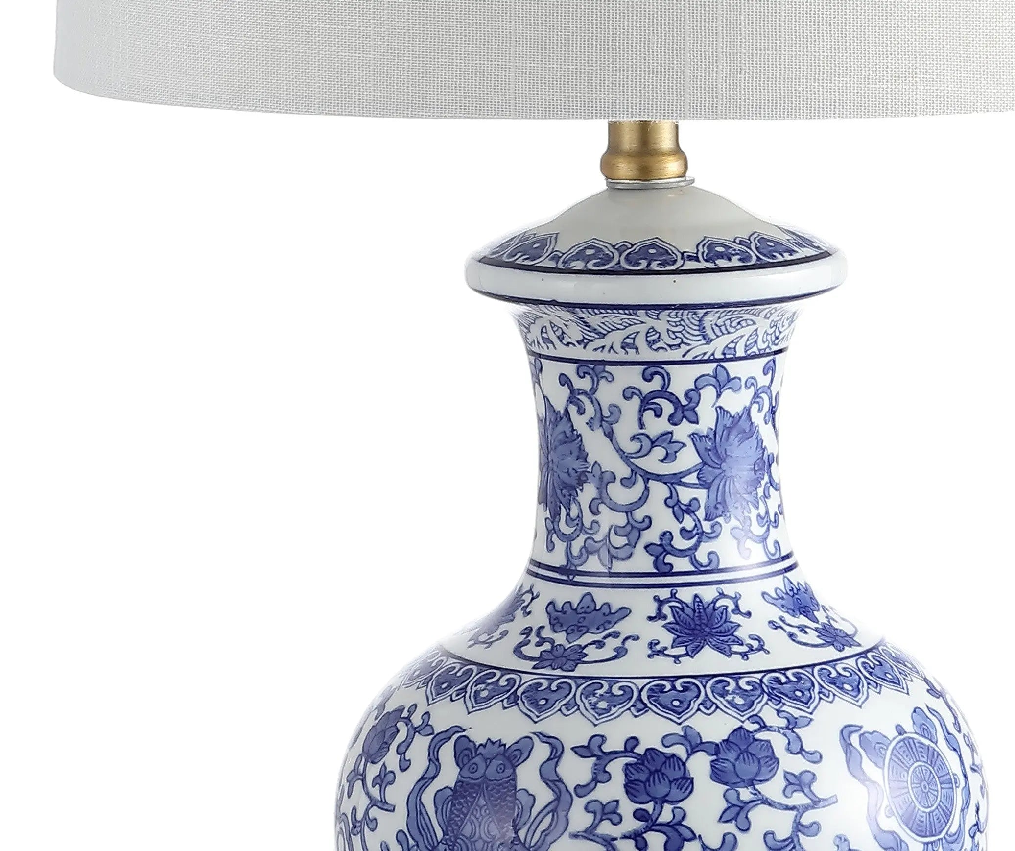 Set of Two 25" Gold Novelty Table Lamps With Globe Shades Homeroots Lighting