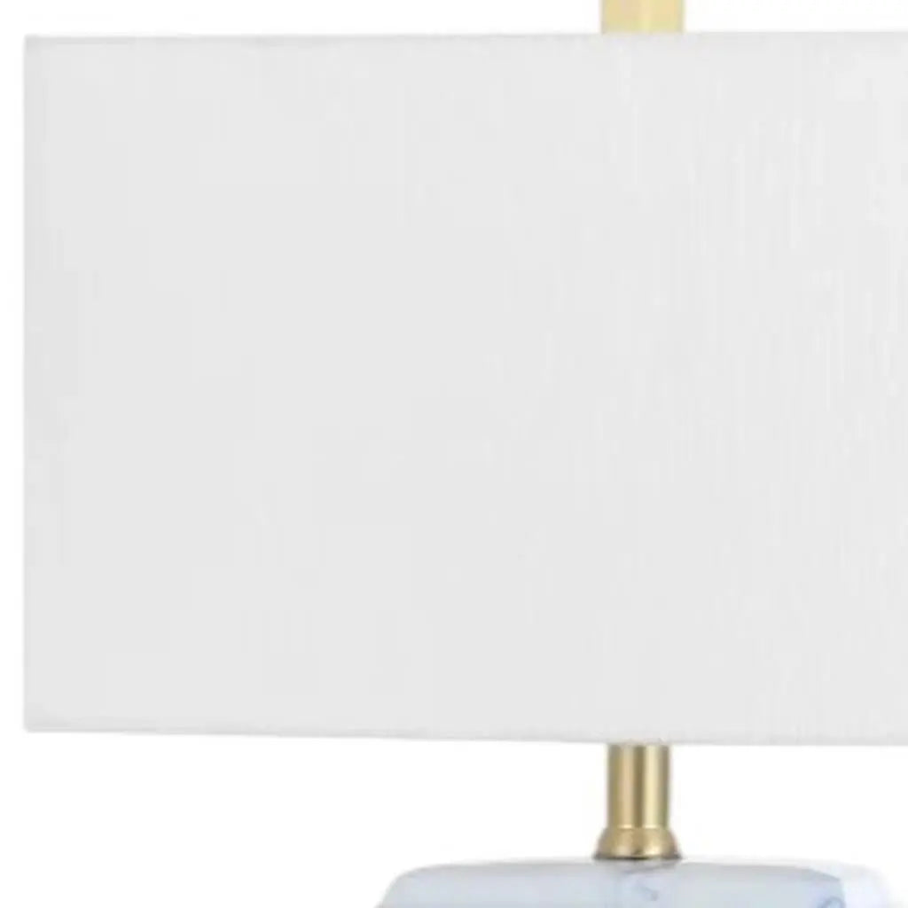 Set of Two 25" Gold Table Lamps With Shades Homeroots Lighting