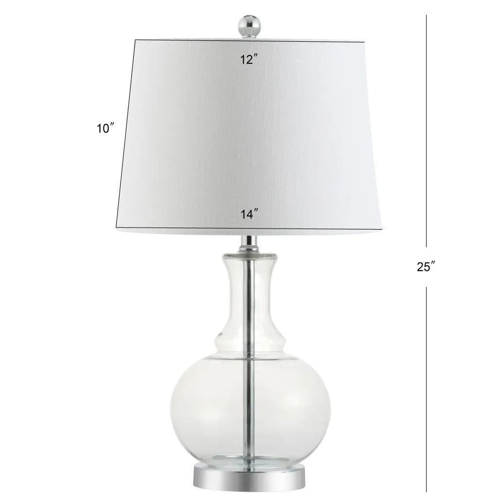 Set of Two 25" Silver Novelty Table Lamps With Drum Shades Homeroots Lighting