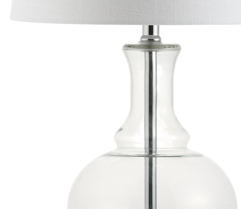 Set of Two 25" Silver Novelty Table Lamps With Drum Shades Homeroots Lighting