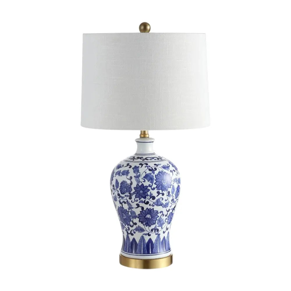 Set of Two 26" Gold Novelty Table Lamps With Globe Shades Homeroots Lighting