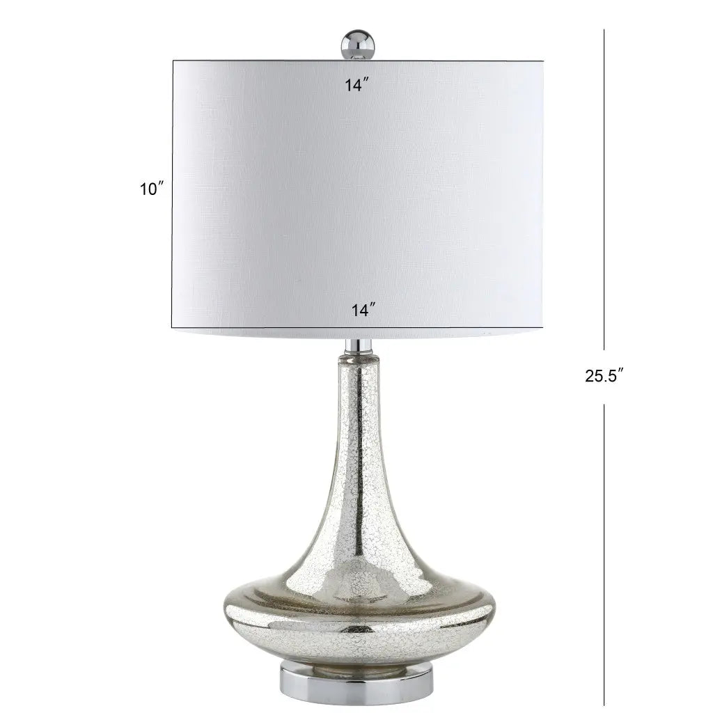 Set of Two 26" Silver Novelty Table Lamps With Drum Shades Homeroots Lighting