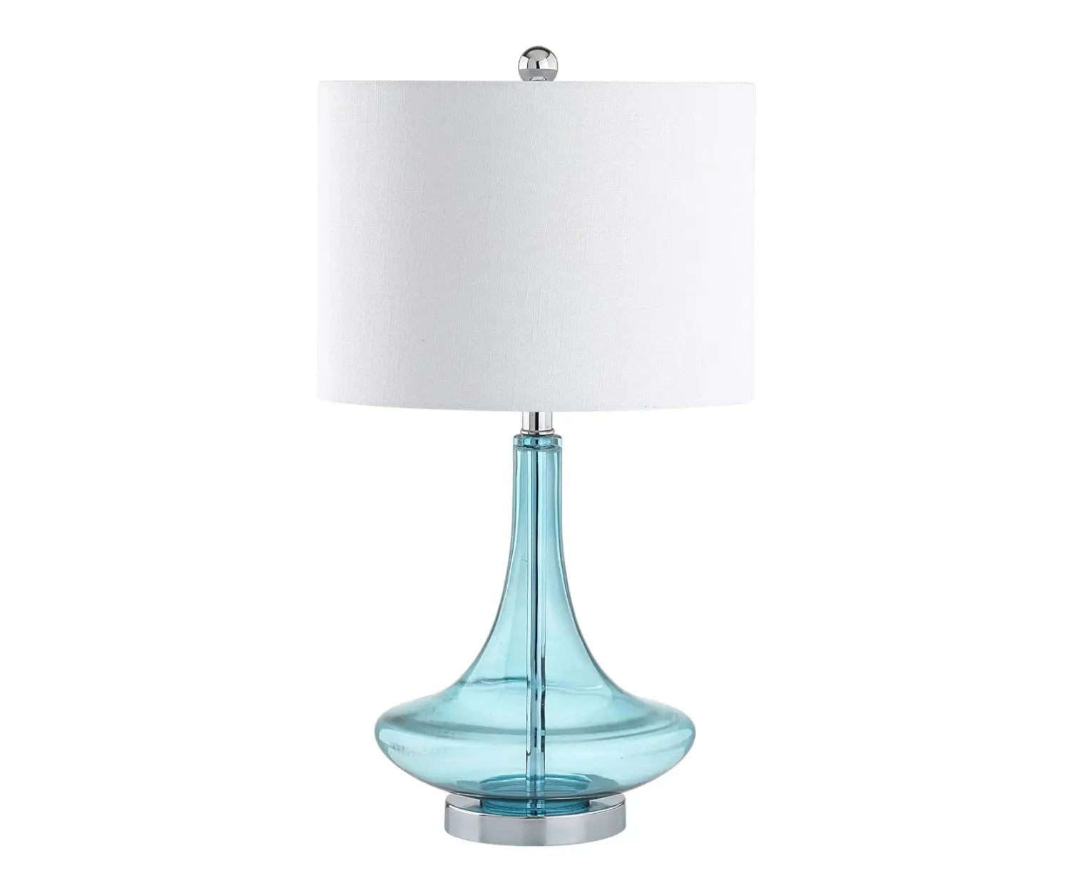 Set of Two 26" Silver Novelty Table Lamps With Drum Shades Homeroots Lighting