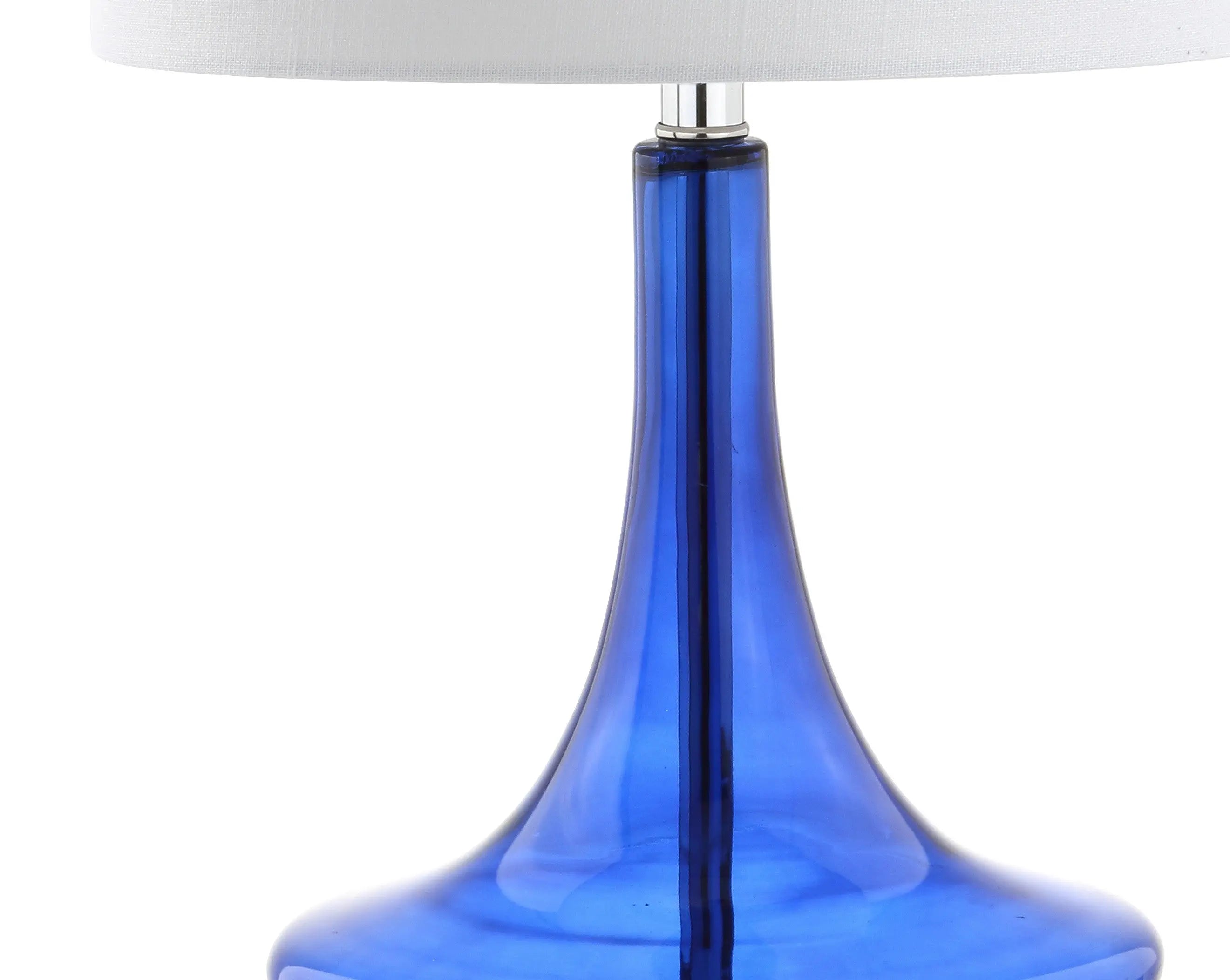Set of Two 26" Silver Novelty Table Lamps With Drum Shades Homeroots Lighting