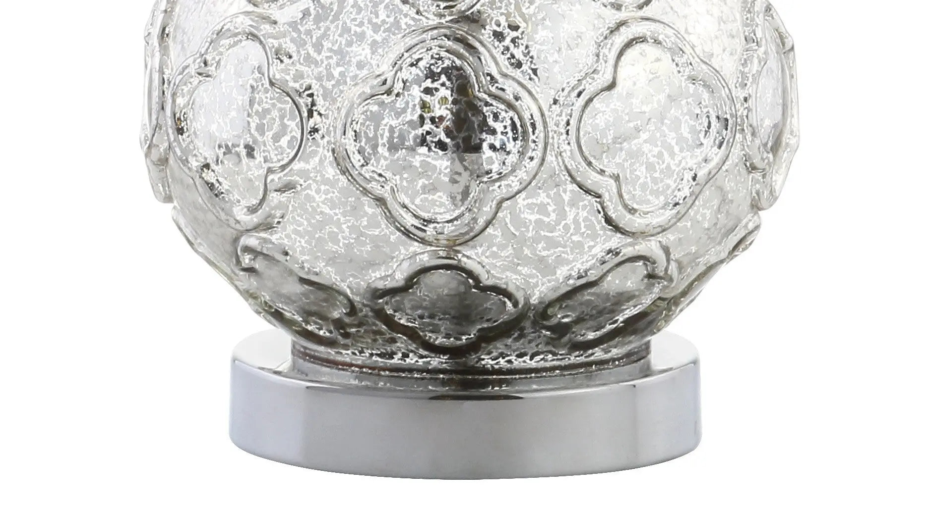 Set of Two 26" Silver Novelty Table Lamps With Drum Shades Homeroots Lighting