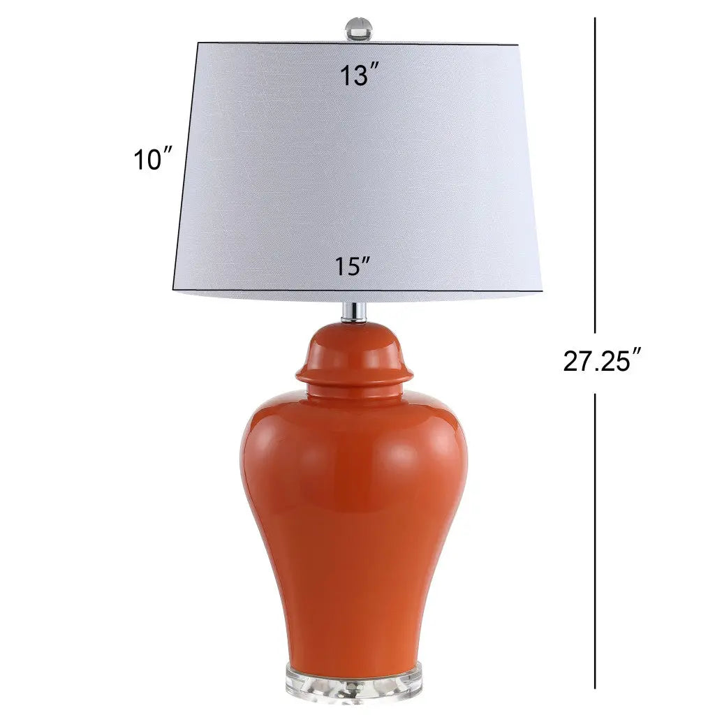 Set of Two 27" Clear Novelty Table Lamps With Globe Shades Homeroots Lighting