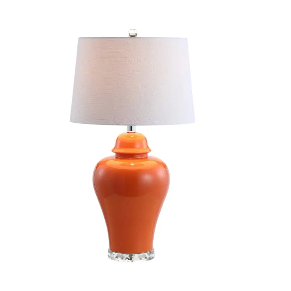Set of Two 27" Clear Novelty Table Lamps With Globe Shades Homeroots Lighting