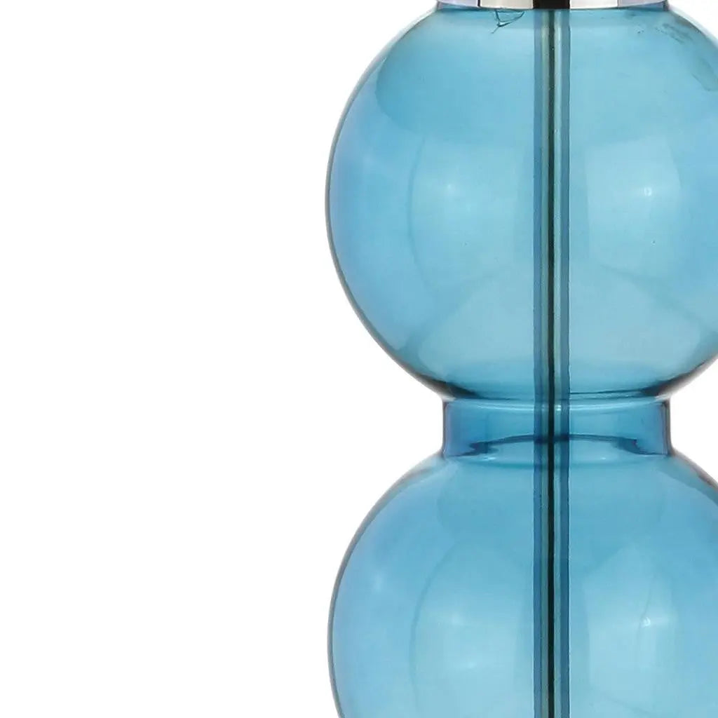 Set of Two 27" Silver Novelty Table Lamps With Drum Shades Homeroots Lighting