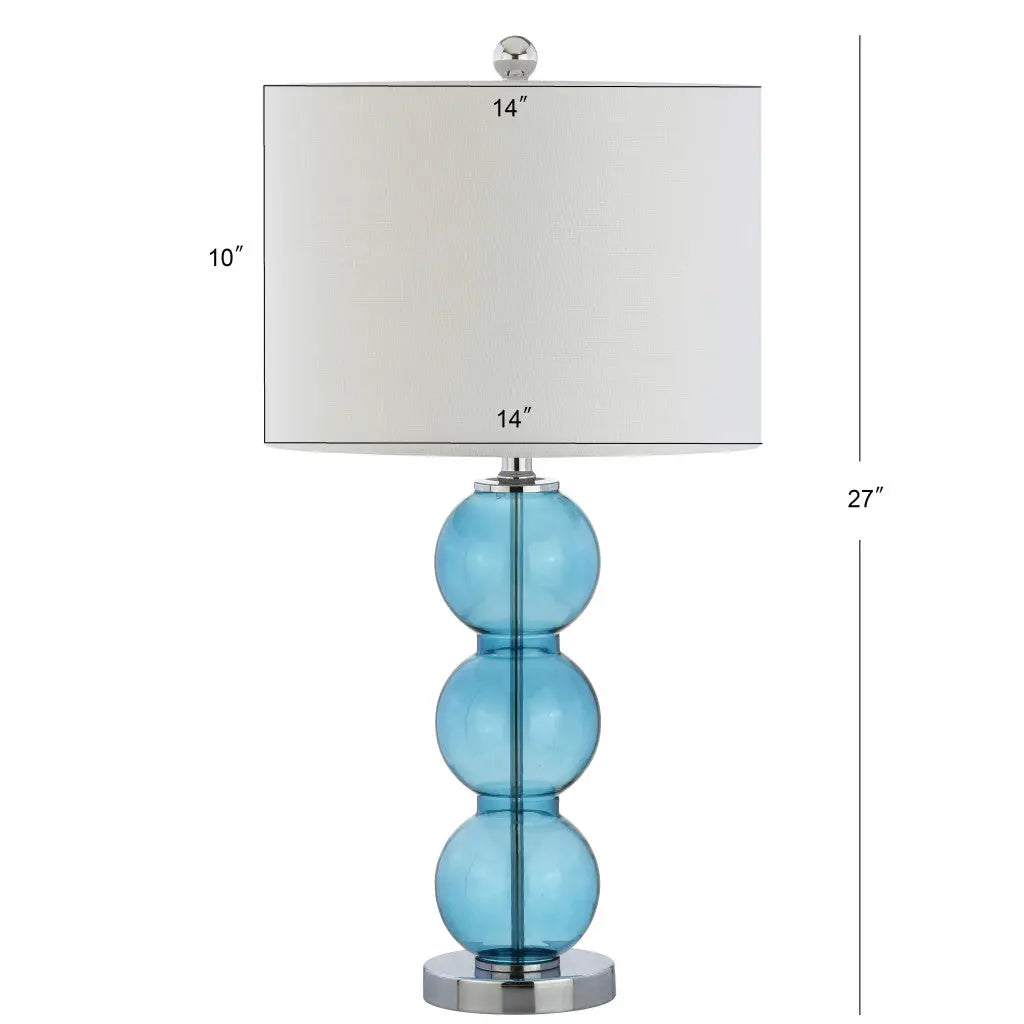 Set of Two 27" Silver Novelty Table Lamps With Drum Shades Homeroots Lighting